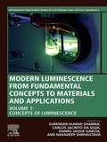 Cover: Modern Luminescence from Fundamental Concepts to Materials and Applications, Volume 1 - Woodhead Publishing