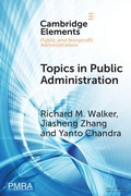 Cover: Topics in Public Administration - Cambridge University Press