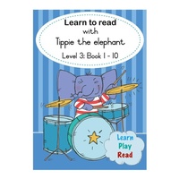 Enlarge image Cover: Learn to read with Tippie the elephant (Level 3 Book 1-10) - LAPA Publishers