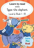 Cover: Learn to read with Tippie the elephant (Level 4 Book 1-10) - LAPA Publishers