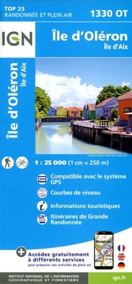 Abbildung von: Ile d'Oleron / Ile d'Aix: 1330OT - Institut Geographique National