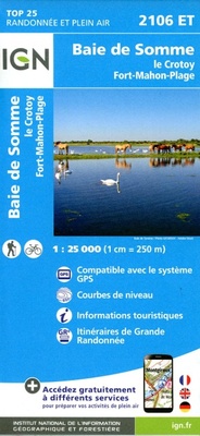 Abbildung von: Baie de Somme / Le Crotoy / Fort-Mahon-Plage: 2106ET - Institut Geographique National