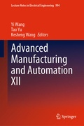 Cover: Advanced Manufacturing and Automation XII - Springer