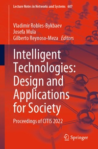 Enlarge image Cover: Intelligent Technologies: Design and Applications for Society - Springer