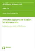 Cover: Immaterialg&uuml;ter und Medien im Binnenmarkt - Nomos