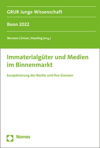 Abbildung von: Immaterialgüter und Medien im Binnenmarkt - Nomos