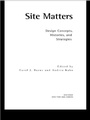 Cover: Site Matters - Routledge