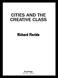 Cover: Cities and the Creative Class - Routledge
