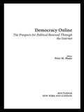 Cover: Democracy Online - Routledge