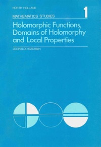 Abbildung von: Holomorphic Functions, Domains of Holomorphy and Local Properties - Elsevier