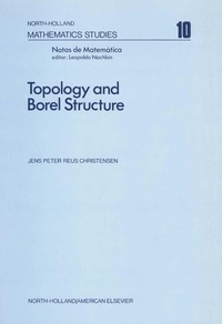 Abbildung von: Topology and Borel Structure - Elsevier