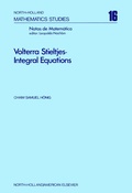 Cover: Volterra Stieltjes-Integral Equations - Elsevier