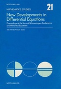 Cover: New Developments in Differential Equations - Elsevier