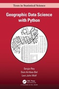 Cover: Geographic Data Science with Python - Chapman & Hall/CRC