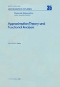 Cover: Approximation Theory and Functional Analysis - Elsevier
