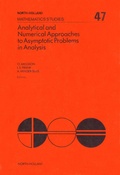 Cover: Analytical and Numerical Approaches to Asymptotic Problems in Analysis - Elsevier