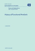 Cover: History of Functional Analysis - Elsevier