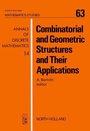 Cover: Combinatorial and Geometric Structures and Their Applications - Elsevier