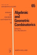 Cover: Algebraic and Geometric Combinatorics - Elsevier