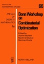 Cover: Bonn Workshop on Combinatorial Optimization - Elsevier