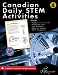 Cover: Canadian Daily Stem Activities Grade 4 - Chalkboard Publishing Inc