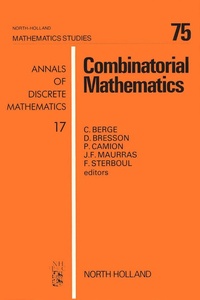 Abbildung von: Combinatorial Mathematics - Elsevier