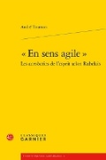 Cover: En Sens Agile - Classiques Garnier