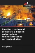Cover: Caratterizzazione di compositi a base di polipropilene reinnestati con la corteccia di riso - Edizioni Sapienza