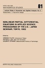 Cover: Nonlinear Partial Differential Equations in Applied Science - Elsevier