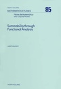 Cover: Summability Through Functional Analysis - North-Holland