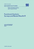 Cover: Functional Analysis - North-Holland