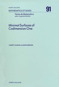 Bild: Minimal Surfaces of Codimension One - Elsevier