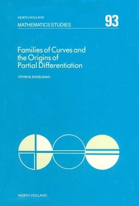 Abbildung von: Families of Curves and the Origins of Partial Differentiation - North-Holland