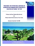 Cover: First International Conference in Information and Communication Technologies for Education and Training - Lulu.com