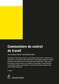Cover: Commentaire du contrat de travail - St&auml;mpfli Verlag