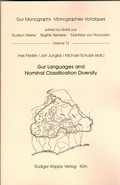 Cover: Gur Languages and Nominal Classification Diversity - K&ouml;ppe, R