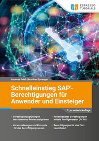 Abbildung von: SAP-Berechtigungen fu¨r Anwender und Einsteiger - 2., erweiterte Auflage - Espresso Tutorials