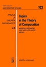 Cover: Topics in the Theory of Computation - Elsevier