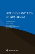 Cover: Religion and Law in Australia - Wolters Kluwer