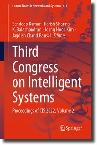 Enlarge image Cover: Third Congress on Intelligent Systems - Springer