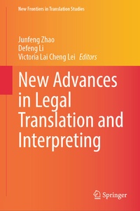 Abbildung von: New Advances in Legal Translation and Interpreting - Springer