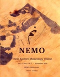 Cover: NEMO Near-Eastern Musicology Online Vol. 4 Nos. 6 & 7 - Lulu.com