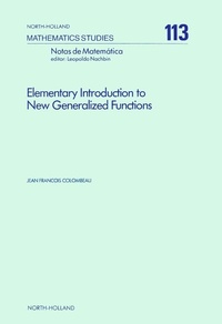 Abbildung von: Elementary Introduction to New Generalized Functions - North-Holland