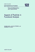 Cover: Aspects of Positivity in Functional Analysis - North-Holland