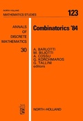 Cover: Combinatorics '84 - Elsevier