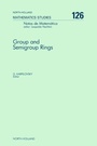 Cover: Group and Semigroup Rings - Elsevier