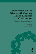 Bild: Documents on the Nineteenth Century United Kingdom Constitution - Routledge