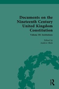 Bild: Documents on the Nineteenth Century United Kingdom Constitution - Routledge