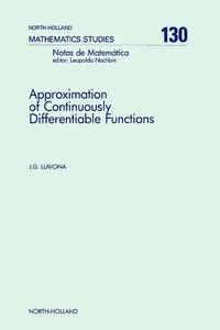 Abbildung von: Approximation of Continuously Differentiable Functions - North-Holland