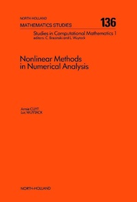 Enlarge image Cover: Nonlinear Methods in Numerical Analysis - Elsevier